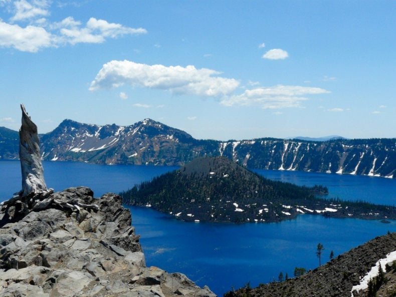Wizard Island Crater Lake, noordwest amerika route